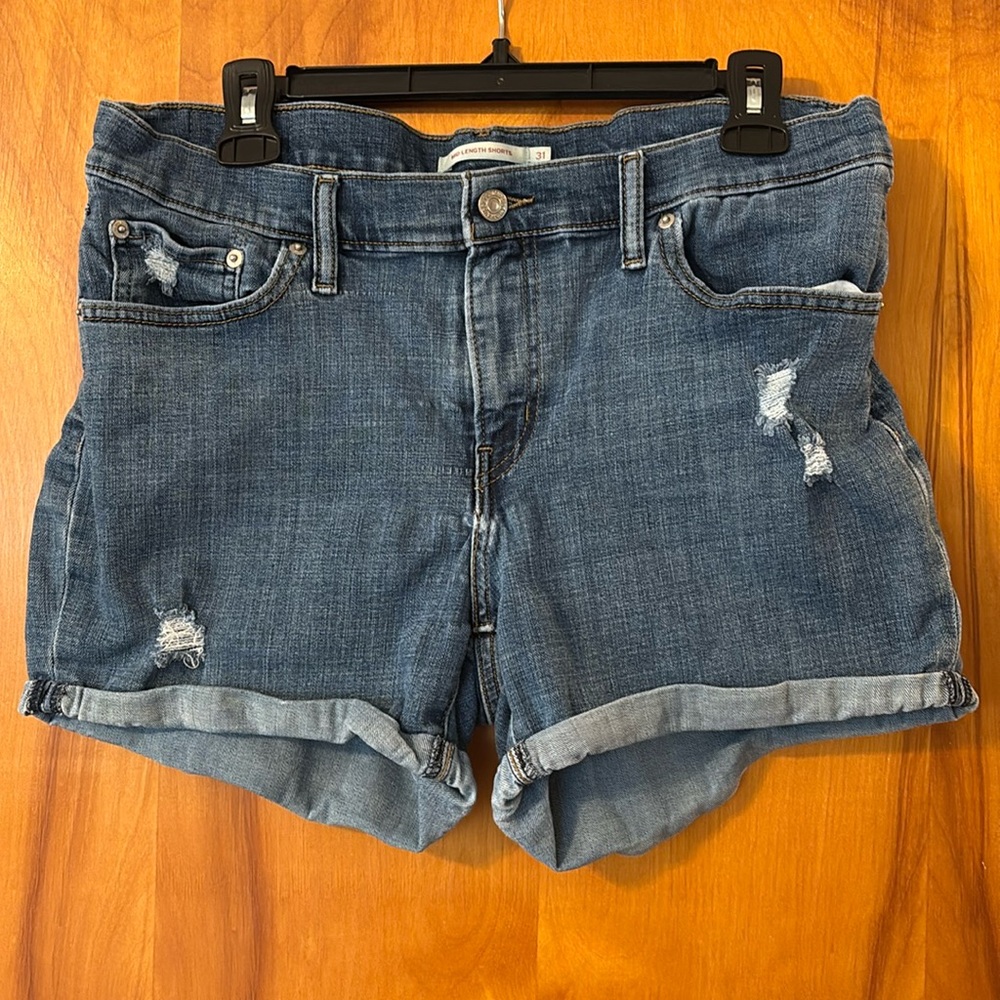 Levi’s Distressed Shorts